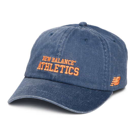 Casquette en Coton Sergé Délavé NB Athletics bleu marine NEW BALANCE