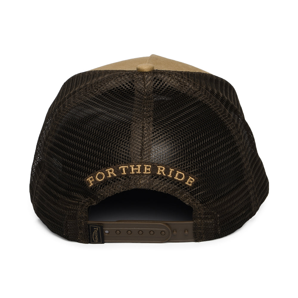 Casquette Trucker Hunter fauve TRIUMPH MOTORCYCLES