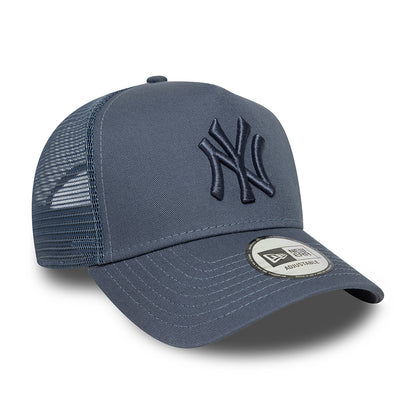 Casquette Trucker MLB League Essential A-Frame New York Yankees bleu ardoise NEW ERA