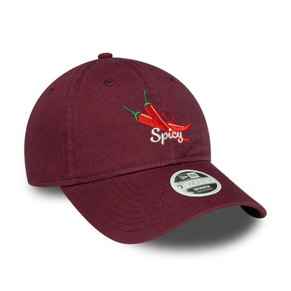Casquette Femme 9TWENTY NE Phrase Spicy bordeaux NEW ERA