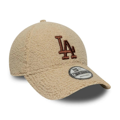 Casquette 9FORTY MLB Borg L.A. Dodgers beige-marron NEW ERA