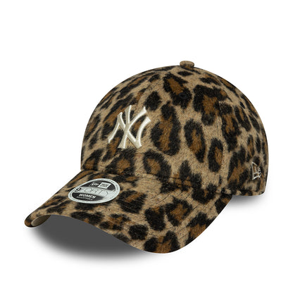 Casquette Femme 9FORTY MLB Cosy Animal New York Yankees léopard NEW ERA
