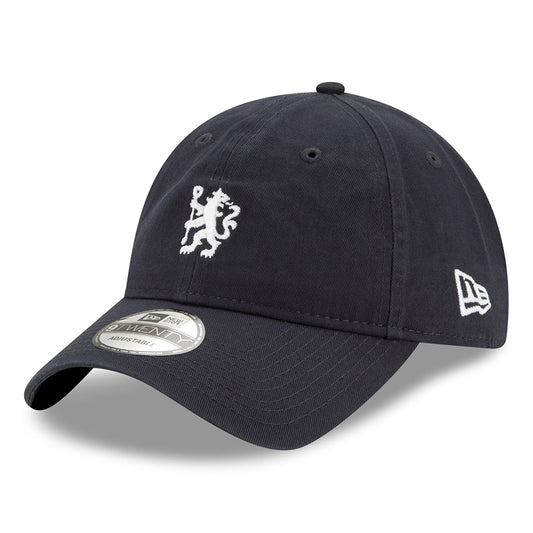 Casquette 9TWENTY Embroidered Lion Crest Chelsea FC bleu marine-blanc NEW ERA