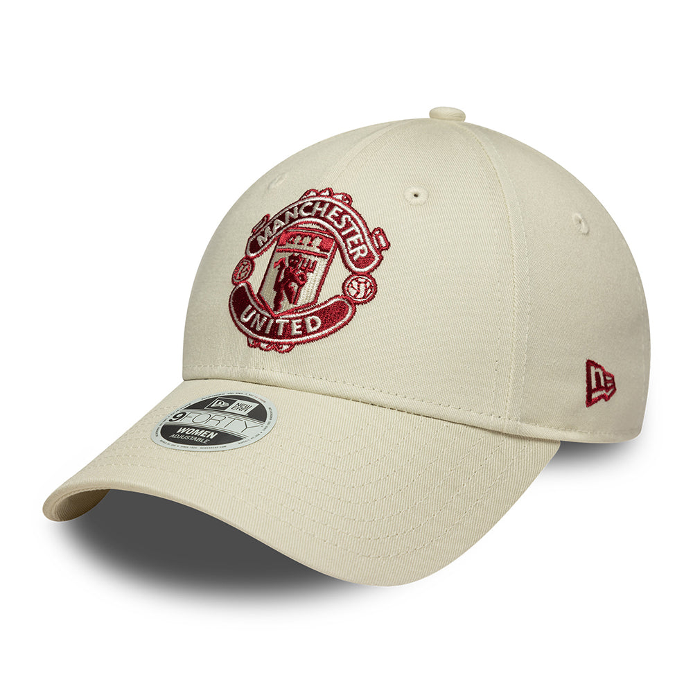 Casquette Femme 9FORTY Seasonal Manchester United FC ivoire-rouge NEW ERA