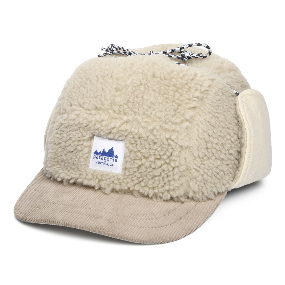 Casquette 5 Panel Avec Protège-Oreilles en Polaire Sherpa Range beige PATAGONIA