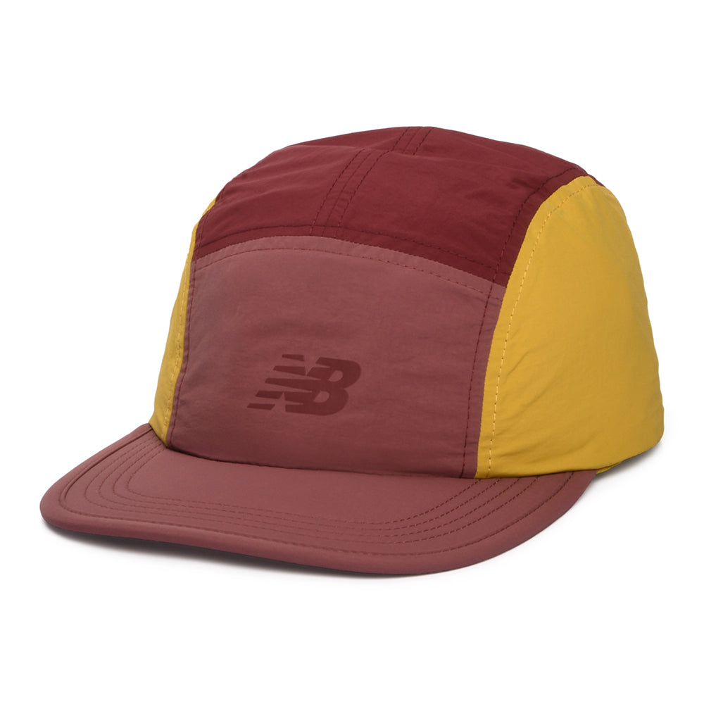 Casquette 5 Panel Recyclée Everyday bordeaux-moutarde NEW BALANCE
