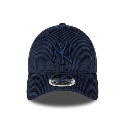 Casquette 9FORTY M-Crown MLB Cord XXV New York Yankees bleu marine NEW ERA