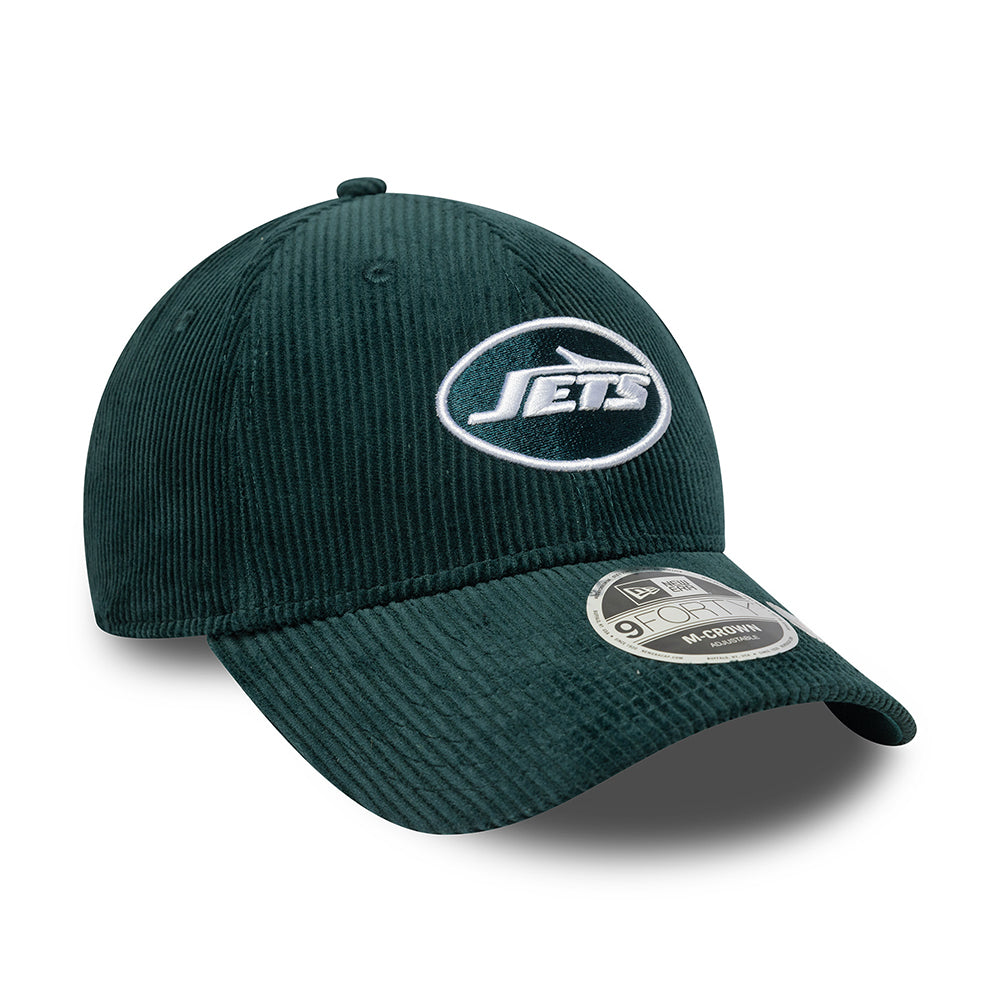Casquette 9FORTY M-Crown NFL Cord New York Jets turquoise profond NEW ERA