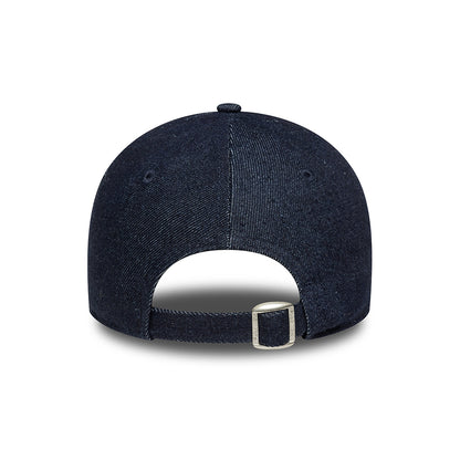 Casquette Femme 9FORTY MLB Sequin Denim New York Yankees bleu foncé NEW ERA