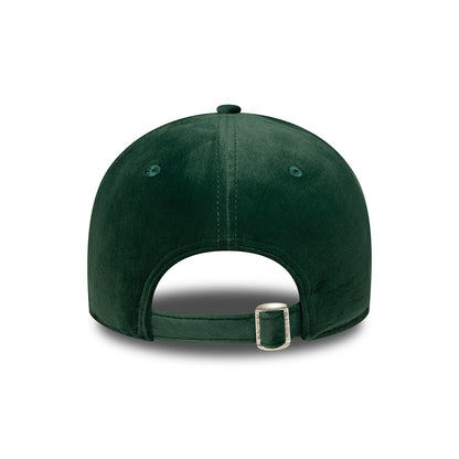 Casquette Femme 9FORTY New York Yankees MLB Velour Midi vert foncé NEW ERA