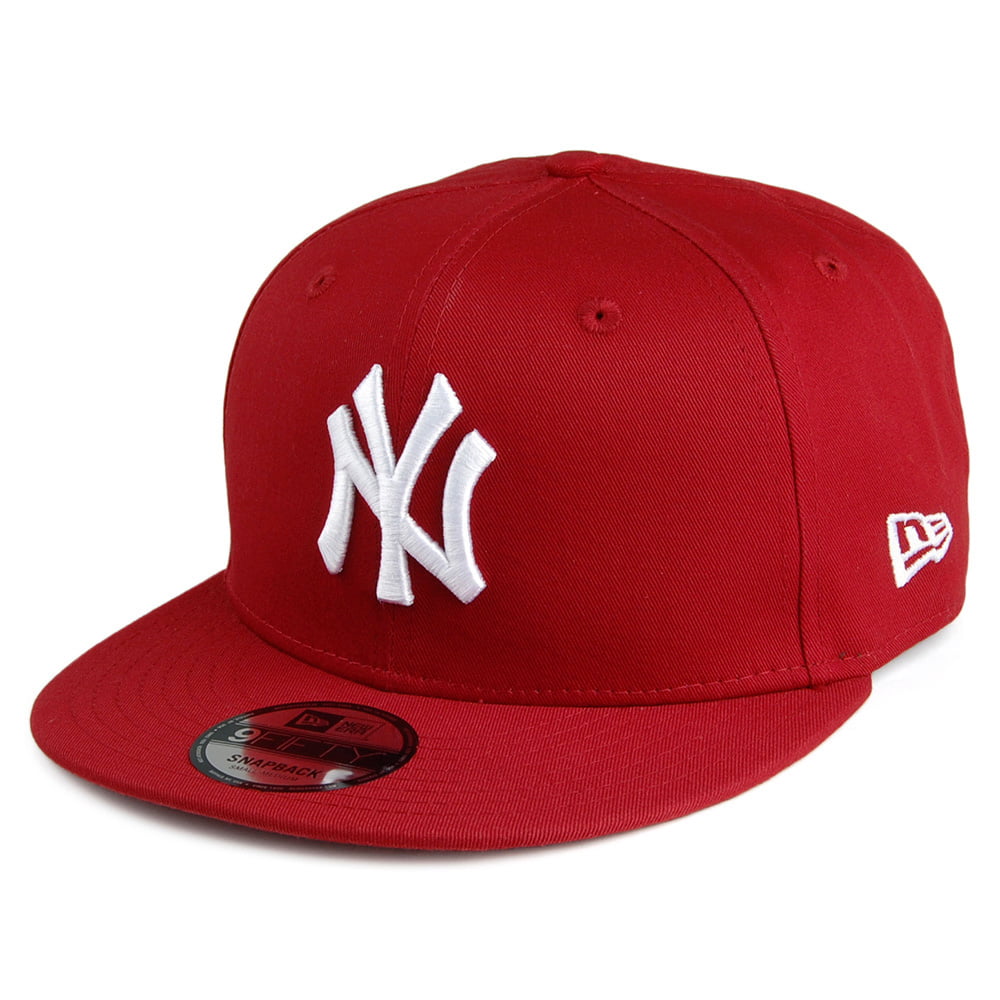Casquette 9FIFTY MLB League Essential New York Yankees écarlate-blanc NEW ERA