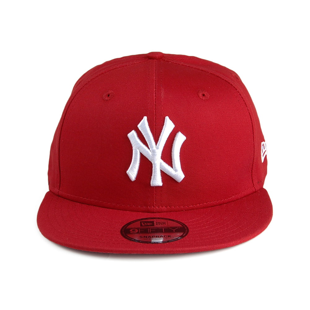 Casquette 9FIFTY MLB League Essential New York Yankees écarlate-blanc NEW ERA