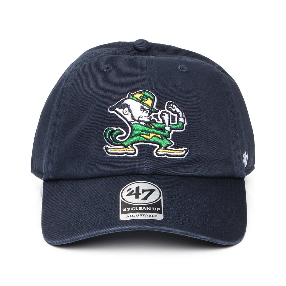 Casquette NCAA Clean Up Notre Dame bleu marine 47 BRAND