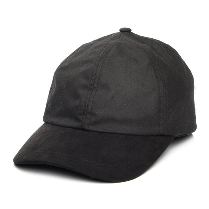 Casquette en Coton Ciré Britannique noir FAILSWORTH
