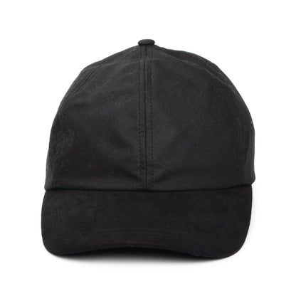 Casquette en Coton Ciré Britannique noir FAILSWORTH