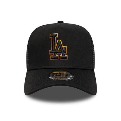 Casquette Trucker MLB Outline A-Frame L.A. Dodgers noir-ocre NEW ERA