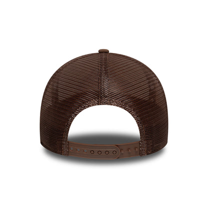 Casquette Trucker 9FORTY M-Crown NE Graphic A-Frame crème-chocolat NEW ERA