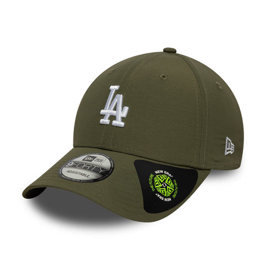 Casquette 9FORTY MLB Recycled Midi L.A. Dodgers olive-blanc NEW ERA