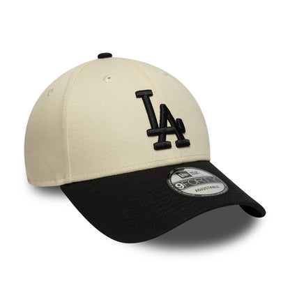 Casquette 9FORTY MLB Colourblock L.A. Dodgers crème-noir NEW ERA