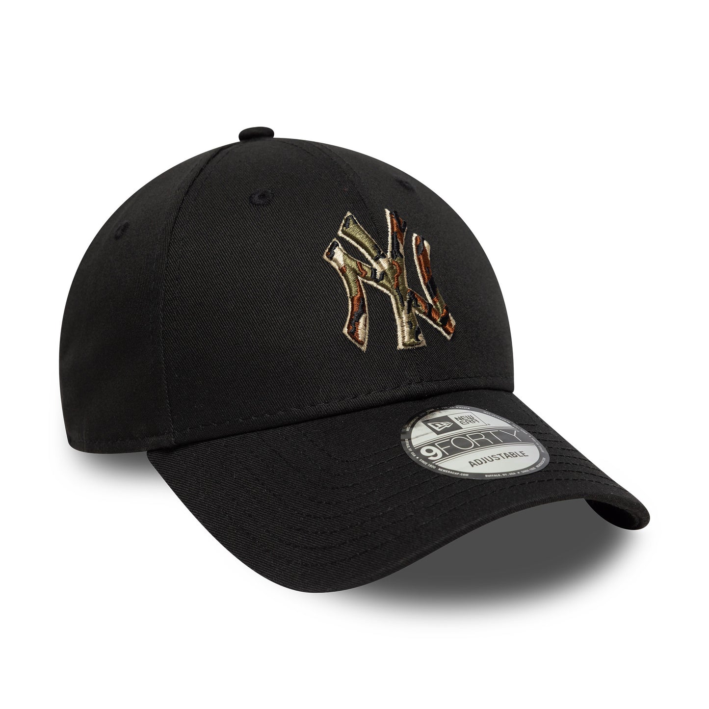 Casquette 9FORTY MLB Camo Infill New York Yankees noir NEW ERA