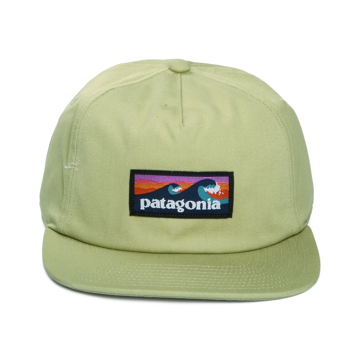 Casquette en Coton Bio Boardshort Label Funfarer olive clair PATAGONIA