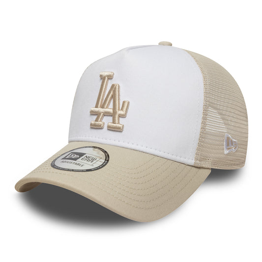 Casquette Trucker MLB League Essential A-Frame L.A. Dodgers pierre-blanc NEW ERA