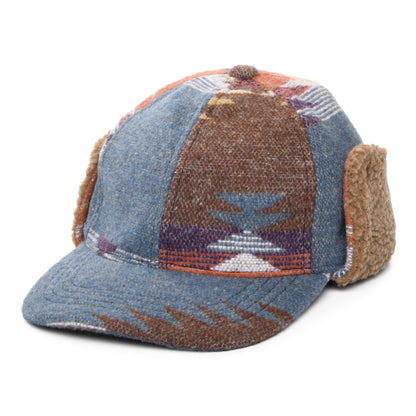 Casquette Avec Protège-Oreilles à Motif Aztèque Sapos denim-multicolore SCALA