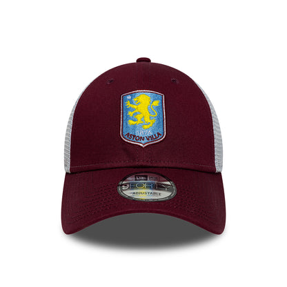 Casquette Trucker 9FORTY League Aston Villa FC bordeaux-bleu ciel NEW ERA