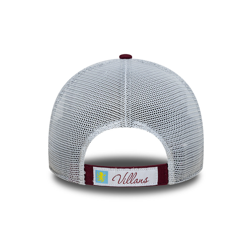 Casquette Trucker 9FORTY League Aston Villa FC bordeaux-bleu ciel NEW ERA