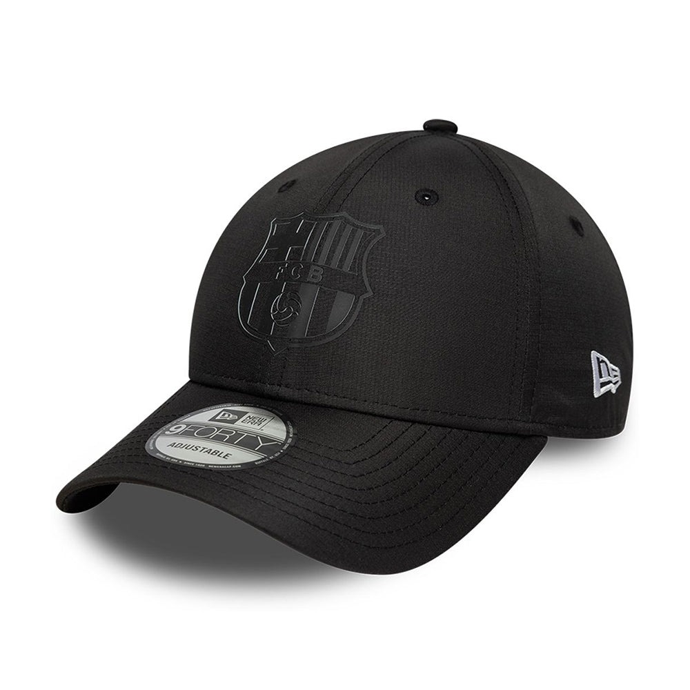 Casquette 9FORTY Ripstop FC Barcelone noir sur noir NEW ERA