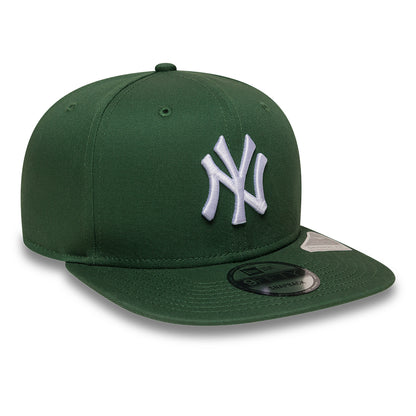 Casquette Snapback 9FIFTY MLB League Essential New York Yankees vert foncé-blanc NEW ERA