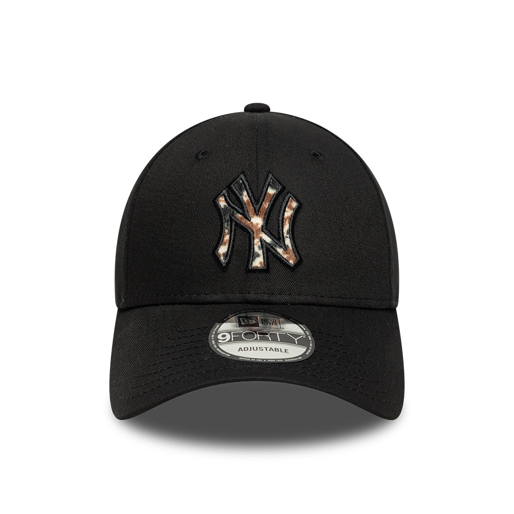 Casquette 9FORTY MLB Faux Pony Infill New York Yankees noir NEW ERA