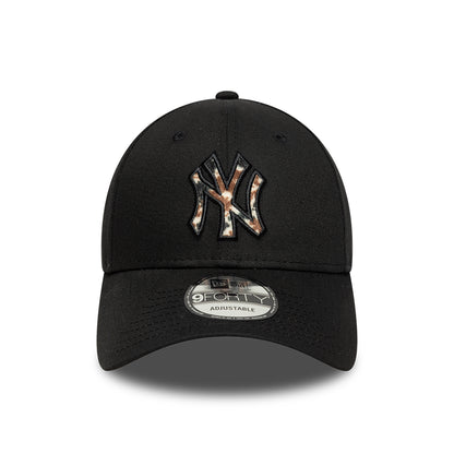 Casquette 9FORTY MLB Faux Pony Infill New York Yankees noir NEW ERA
