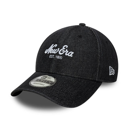 Casquette en Denim 9FORTY noir NEW ERA