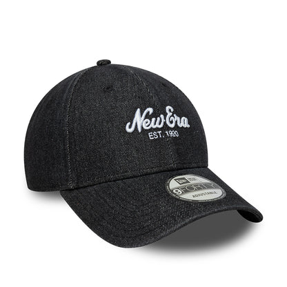 Casquette en Denim 9FORTY noir NEW ERA