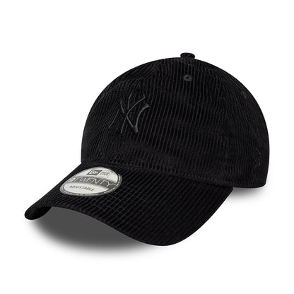 Casquette 9TWENTY MLB Cord Midi New York Yankees noir sur noir NEW ERA