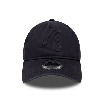 Casquette A-Frame 9TWENTY NE Embossed bleu marine sur bleu marine NEW ERA
