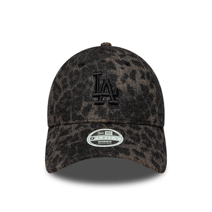Casquette Femme 9FORTY MLB Cosy Leopard L.A. Dodgers noir NEW ERA