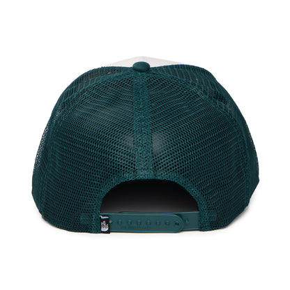 Casquette Trucker Recyclée Mudder blanc cassé-bleu sarcelle THE NORTH FACE