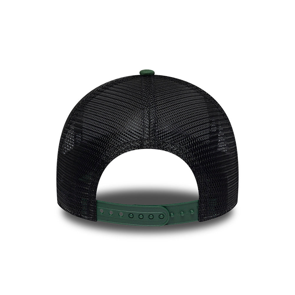 Casquette Trucker Seasonal A-Frame Paris Saint-Germain FC vert foncé NEW ERA