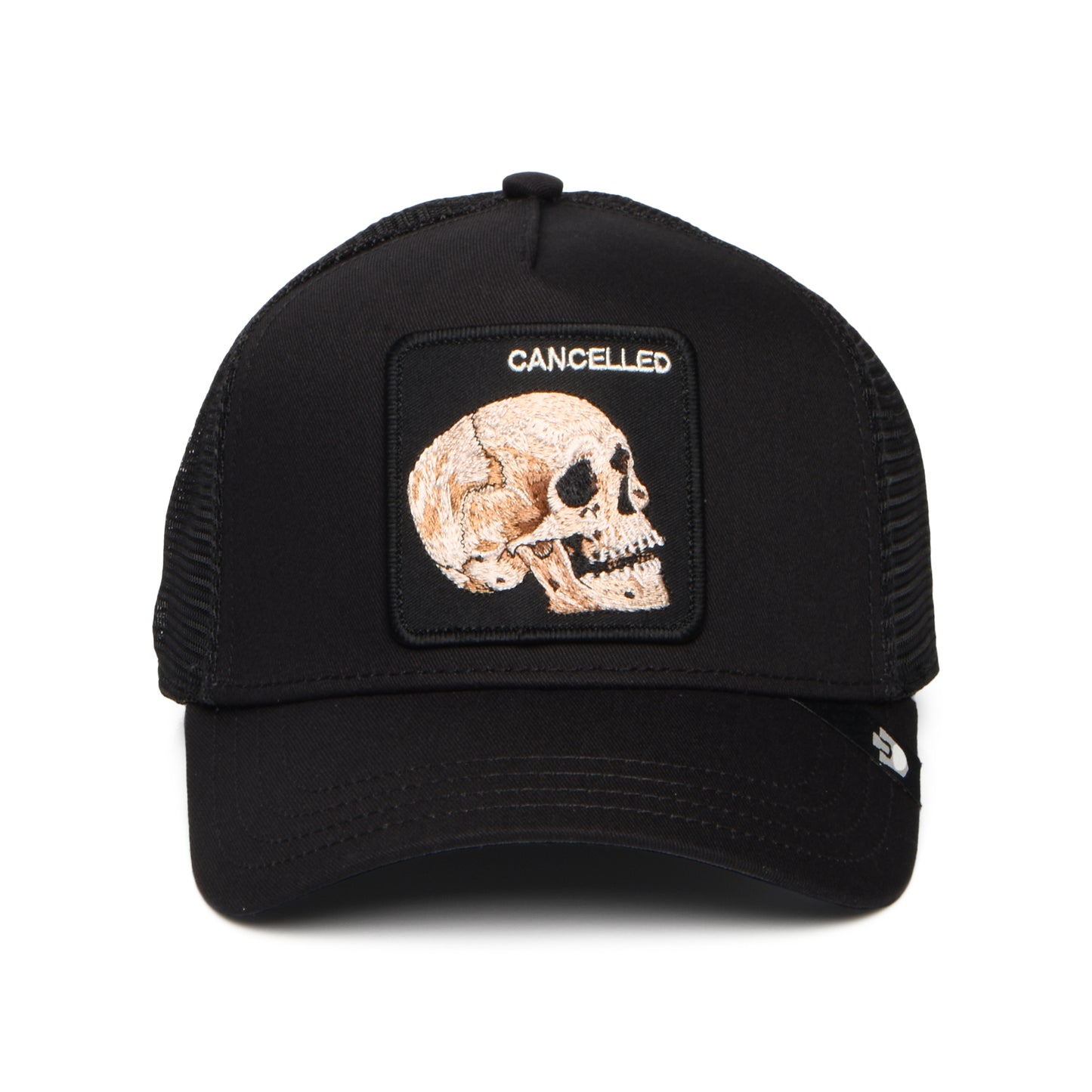 Casquette Trucker Cancelled Skull noir GOORIN