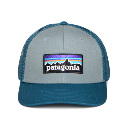 Casquette Trucker en Coton Bio P-6 Logo sauge-bleu sarcelle PATAGONIA