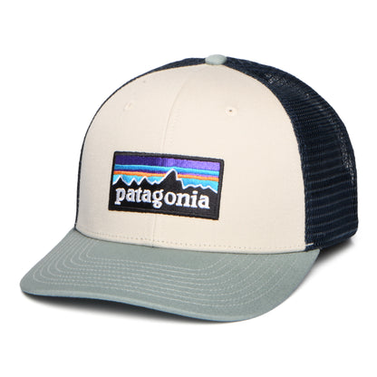Casquette Trucker en Coton Bio P-6 Logo pierre-sauge-bleu marine PATAGONIA