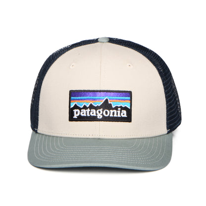 Casquette Trucker en Coton Bio P-6 Logo pierre-sauge-bleu marine PATAGONIA