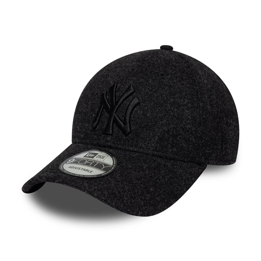 Casquette 9FORTY MLB Winter New York Yankees noir chiné NEW ERA