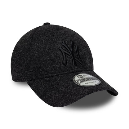 Casquette 9FORTY MLB Winter New York Yankees noir chiné NEW ERA