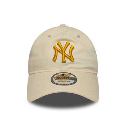 Casquette 9TWENTY MLB League Essential New York Yankees crème-miel NEW ERA