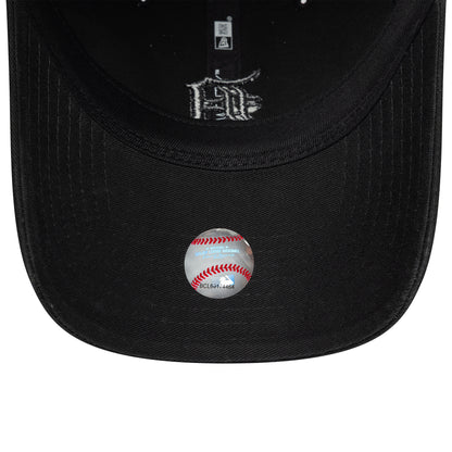 Casquette 9TWENTY MLB Washed Midi Logo Detroit Tigers noir sur noir NEW ERA
