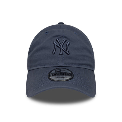 Casquette 9TWENTY MLB Washed Midi Logo New York Yankees indigo NEW ERA
