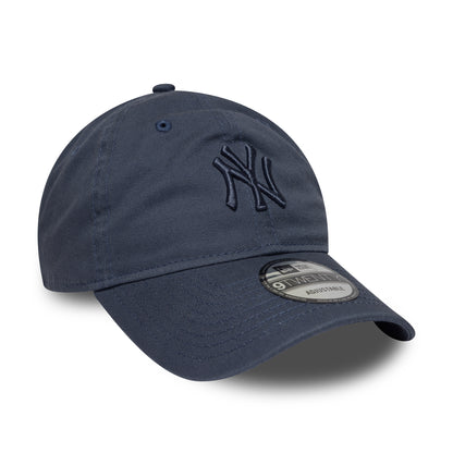 Casquette 9TWENTY MLB Washed Midi Logo New York Yankees indigo NEW ERA